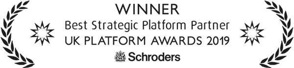 Dunstan Thomas wins Best Strategic Platform partner award at Schroders UK Platform Awards.